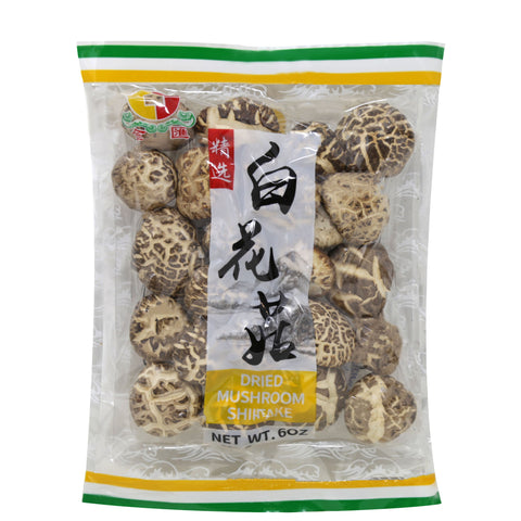 Jin Hui Dried White Mushroom Shiitake 6 Oz - 金匯 白花姑