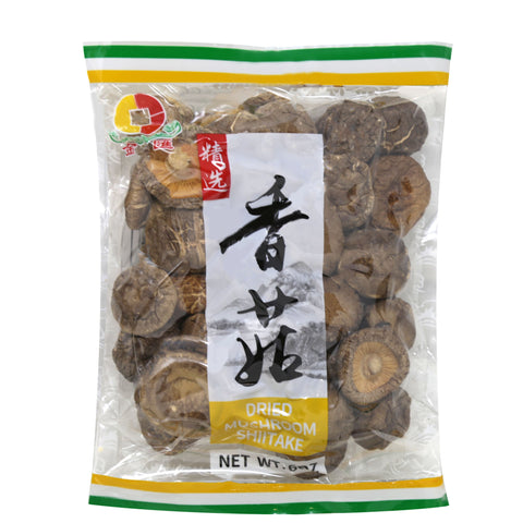Jin Hui Dried Light Mushroom Shiitake 6 Oz - 金匯 香菇