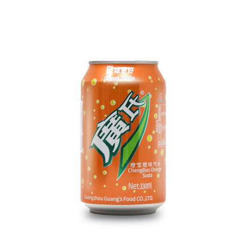 Guang's Chengbao Soda Orange Flavor 330 mL - 广氏 橙宝橙味汽水