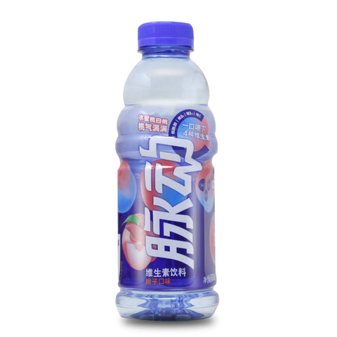 Mizone Vitamin Beverage Peach Flavor 600 mL - 脉动维生素饮料 水蜜桃味
