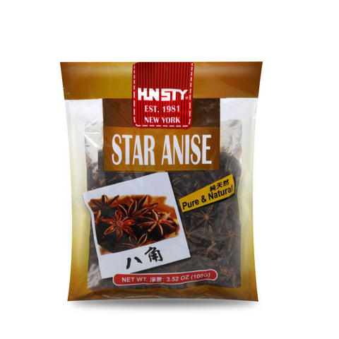 Hunsty Pure & Natural Star Anise 3.52 Oz (100 g)