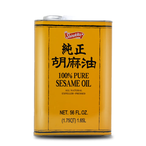 Shirakiku Pure Sesame Oil 56 FL Oz (1.65 L)