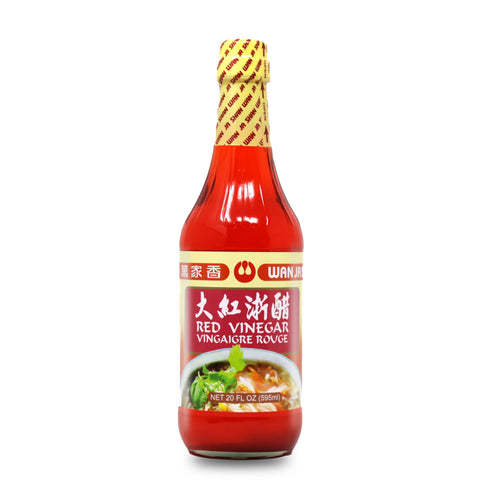 Wan Ja Shan Red Vinegar 20 FL Oz (595 mL) - 万家香 大红浙醋