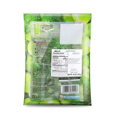 Ribon Pure Fruits Stick Jelly Muscat 4.6 Oz (130 g)