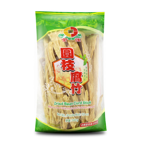 Jin Hui Dried Bean Curd Stick 12 Oz (390 g) - 金匯 圓枝腐竹 340克