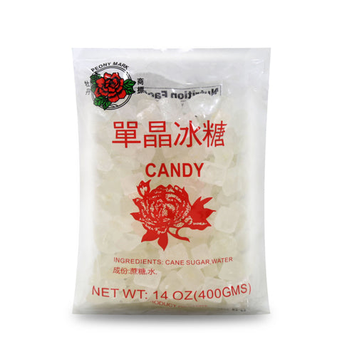 Peony Mark Single White Crystal Rock Candy 14 Oz (400 g) - 单晶冰糖 400克