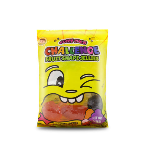 Josh Bosh Juice Chew Challenge Fruit Shape Jellies Assorted Flavors 10.5 Oz (297 g)