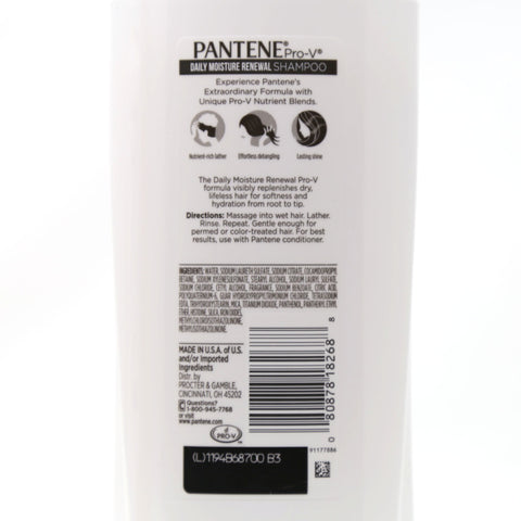 Pantene Pro-V Daily Moisture Renewal Shampoo 20.1 FL Oz (595 mL)