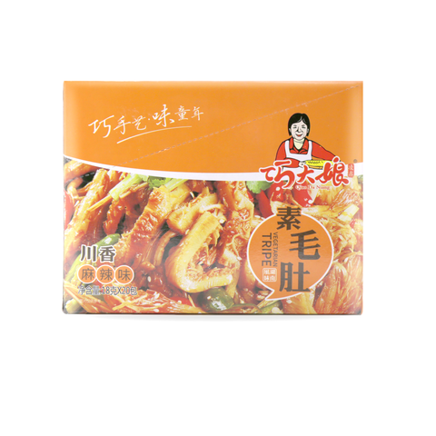 QIAO DA NIANG Vegetarian Tripe Spicy and Hot Flavor 360 g