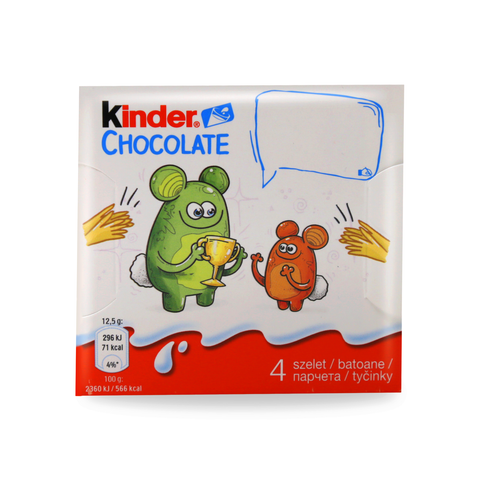 KINDER Chocolate Bar 4 Pieces 50 g