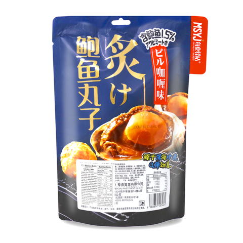 MSYJ Abalone Balls Curry Flavor 3.8 Oz (108 g)