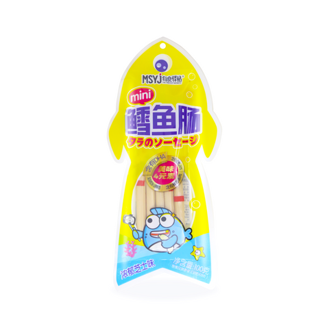 MSYJ Cod Fish Sausage Cheese Flavor 3.52 Oz (100 g)