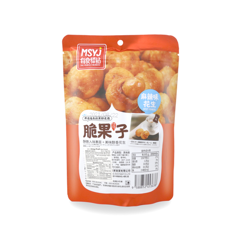 MSYJ Crisp Fruit Spicy Peanuts 4.16 Oz (188 g)