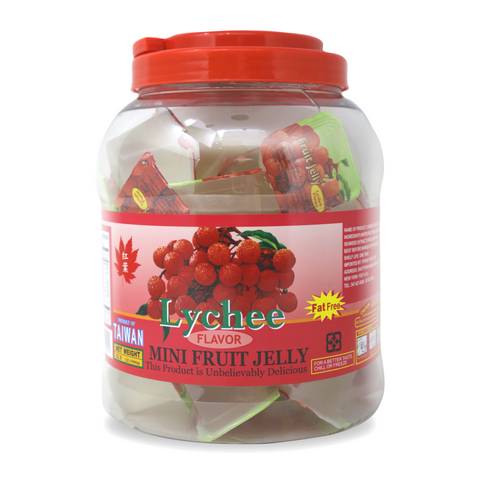 Red Leaf Mini Fruit Jelly Lychee Flavor Jar 52.90 Oz (1500 g)