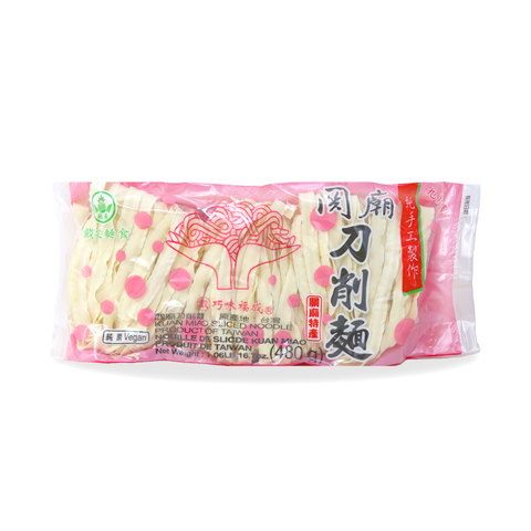 Qiao Wei Kuan Miao Taiwanese Sliced Noodles 16.7 Oz (1.06LB) (480 g)