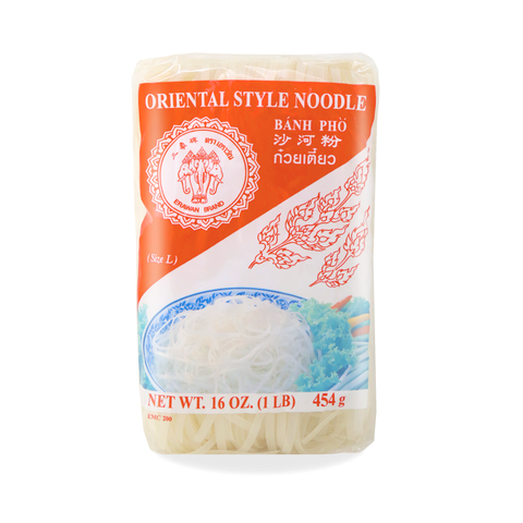 ERAWAN Oriental Style Rice Noodle Large Size 16 Oz (454 g) (1LB)