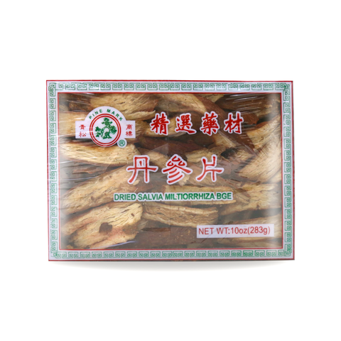 丹心片Pine Mark Dried Salvia Miltiorrhiza Bge 10 Oz (283 g)