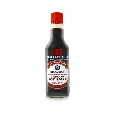 KIKKOMAN Traditionally Brewed Tamari Soy Sauce 10FL Oz (296 mL)