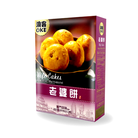 OKE Authentic Macao Wife Cakes 10.6 Oz (300g)