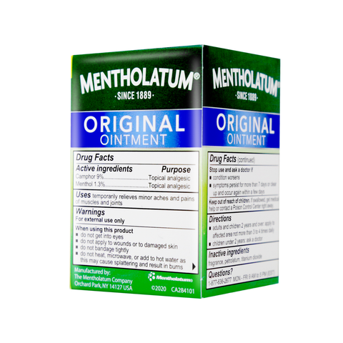 Mentholatum Original Ointment Tropical Analgesic Rub 3.6 Oz (102 g)