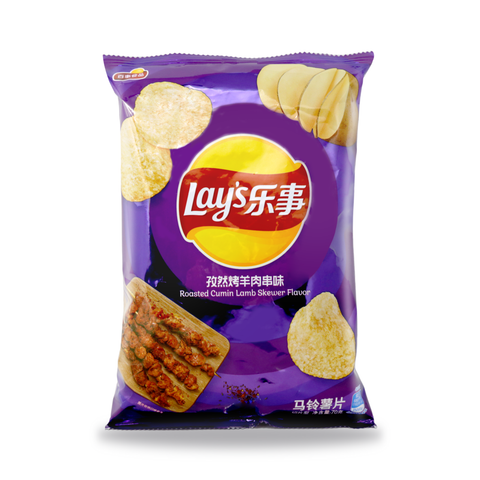 Lay's Potato Chips Roasted Garlic Oyster Flavor 2.46 Oz (70 g)