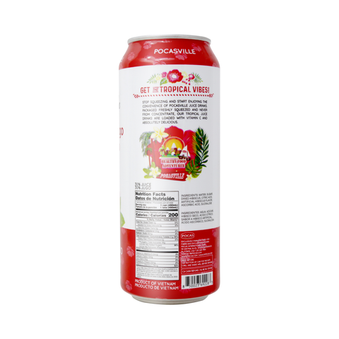 POCASVILLE Hibiscus Juice Drink 16.5 Oz (490 mL)