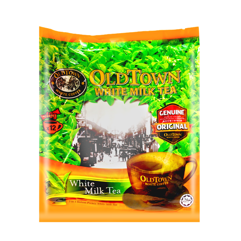 OLD TOWN 3 in 1 Tea White Milk Tea 16.9 Oz (479 g) (12 Sticks X 40 g)