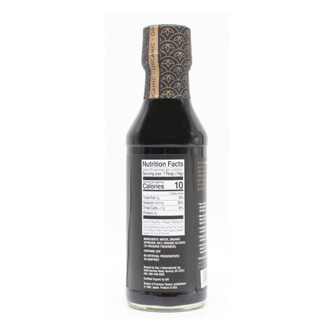 San-J Gluten Free Organic Tamari Soy Sauce 10 FL. Oz (296 mL)