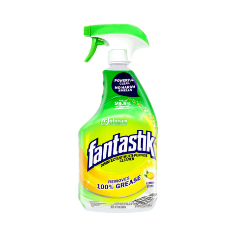 SCJohnson Fantastik Disinfectant Multi-Purpose Cleaner Lemon Scent 32 FL Oz (946 mL)