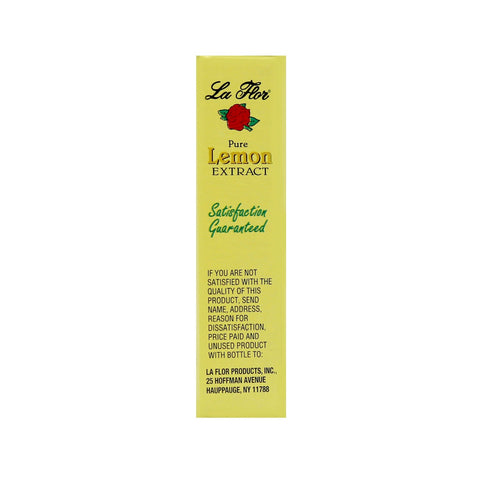 La Flor Pure Lemon Extract 1 Fl Oz (29 mL)
