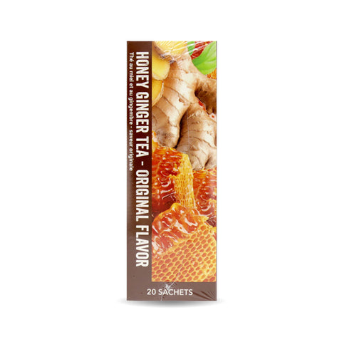 Pocas Instant Honey Ginger Tea Original Flavor 20 Sachets 12.7 Oz (360 g)