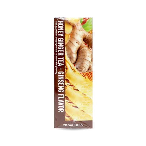 Pocas Instant Honey Ginger Tea Ginseng Flavor 20 Sachets 12.6 Oz (360 g)