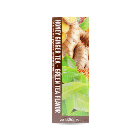 Pocas Instant Honey Ginger Tea Green Tea Flavor 20 Sachets 12.7 Oz (360 g)