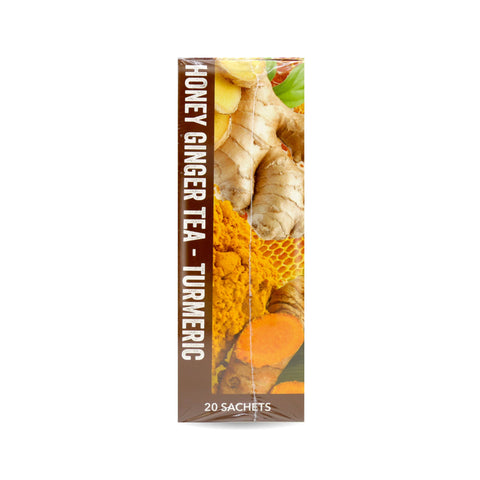Pocas Instant Honey Ginger Tea Turmeric Flavor 20 Sachets 12.7 Oz (360 g)