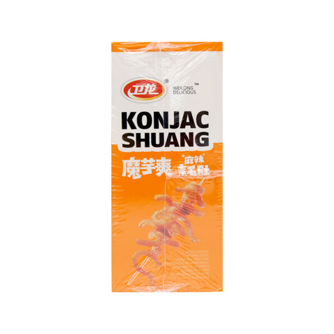 WEILONG Crispy Konjac Szechwan Spicy Flavor 20 Pieces 12.7 Oz (360 g)