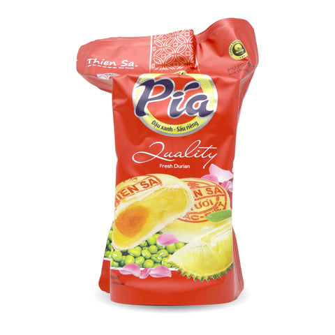 Thiensa Golden Shell Pia Durian Cake Yolk Flavor, 5 Pieces 14 Oz (350 g)