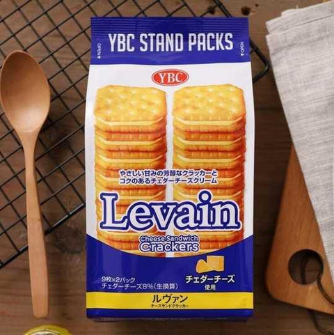 YBC Levain Cheese Sandwich Crackers 5.3 Oz (151 g) - 山崎起司奶油夹心饼干 5.3 Oz - CoCo Island Mart