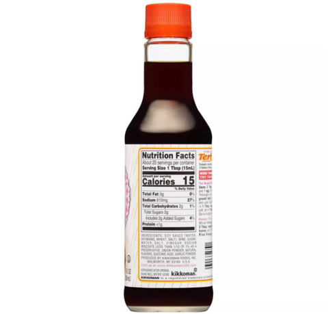 KIKKOMAN Original Teriyaki Marinade and Sauce 10 FL Oz (296 mL)