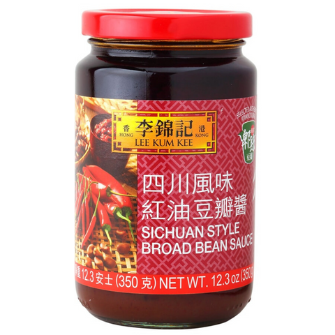 LEE KUM KEE Sichuan Style Broad Bean Sauce 12.3 Oz (350 g) - 四川風味红油豆瓣酱 350克