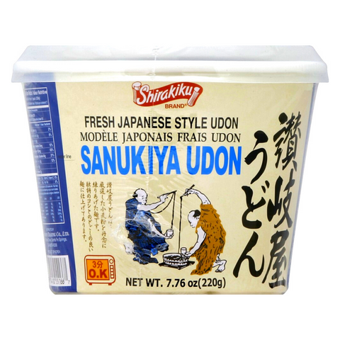 Shirakiku Fresh Japanese Style Udon Noodles 7.76 Oz (220 g)