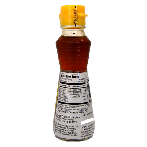 Kadoya Pure Sesame Oil 5.5 FL Oz (163 mL)