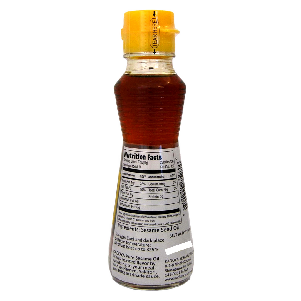 Kadoya Pure Sesame Oil 5.5 FL Oz (163 mL) CoCo Fresh Mart