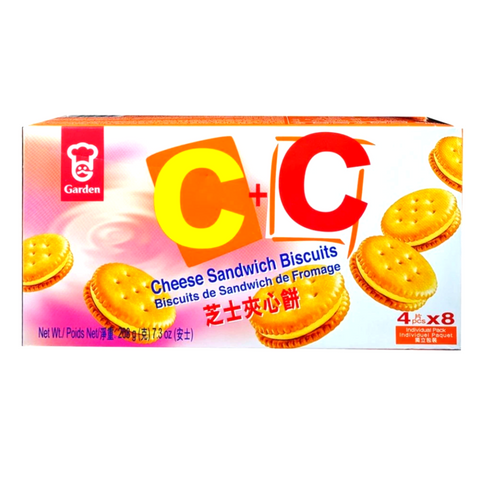 Garden Cheese Sandwich Biscuits 7.3 Oz (208 g) - 嘉顿 芝士夹心饼 208克