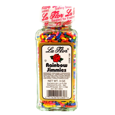 La Flor Rainbow Jimmies 3 Oz