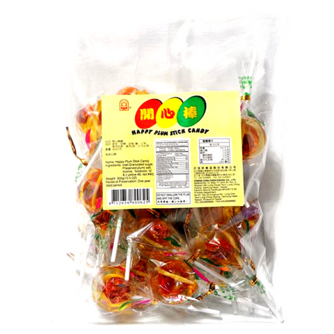 C.C.C. Happy Plum Candy Stick 10.5 Oz (300 g) - 开心棒 300克