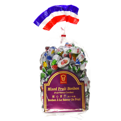 Garden Mixed Fruit BonBon Candies 12.3 Oz (350 g) - 嘉顿 軟心果汁 350克