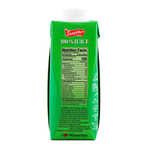 Shirakiku Green Smoothie 8.45 FL Oz (250 mL)