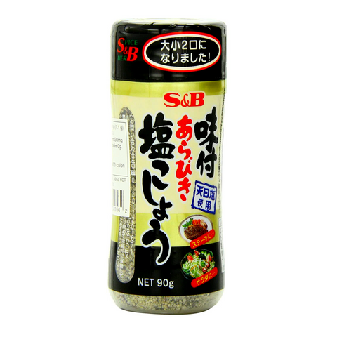 S&B Seasoned Pepper (Coarse) 3.1 Oz (90 g)