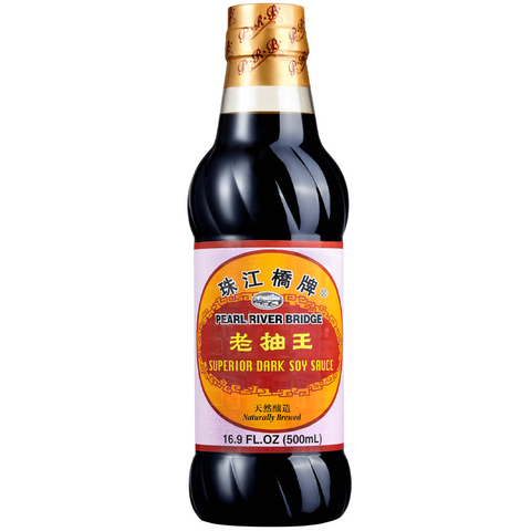 Pearl River Bridge Superior Dark Soy Sauce 16.9 FL Oz (500 mL)