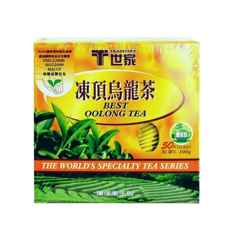 TRADITION Best Oolong Tea 50 Tea Bags 3.5 Oz (100 g) - 世家涷顶乌龙茶 - CoCo Island Mart